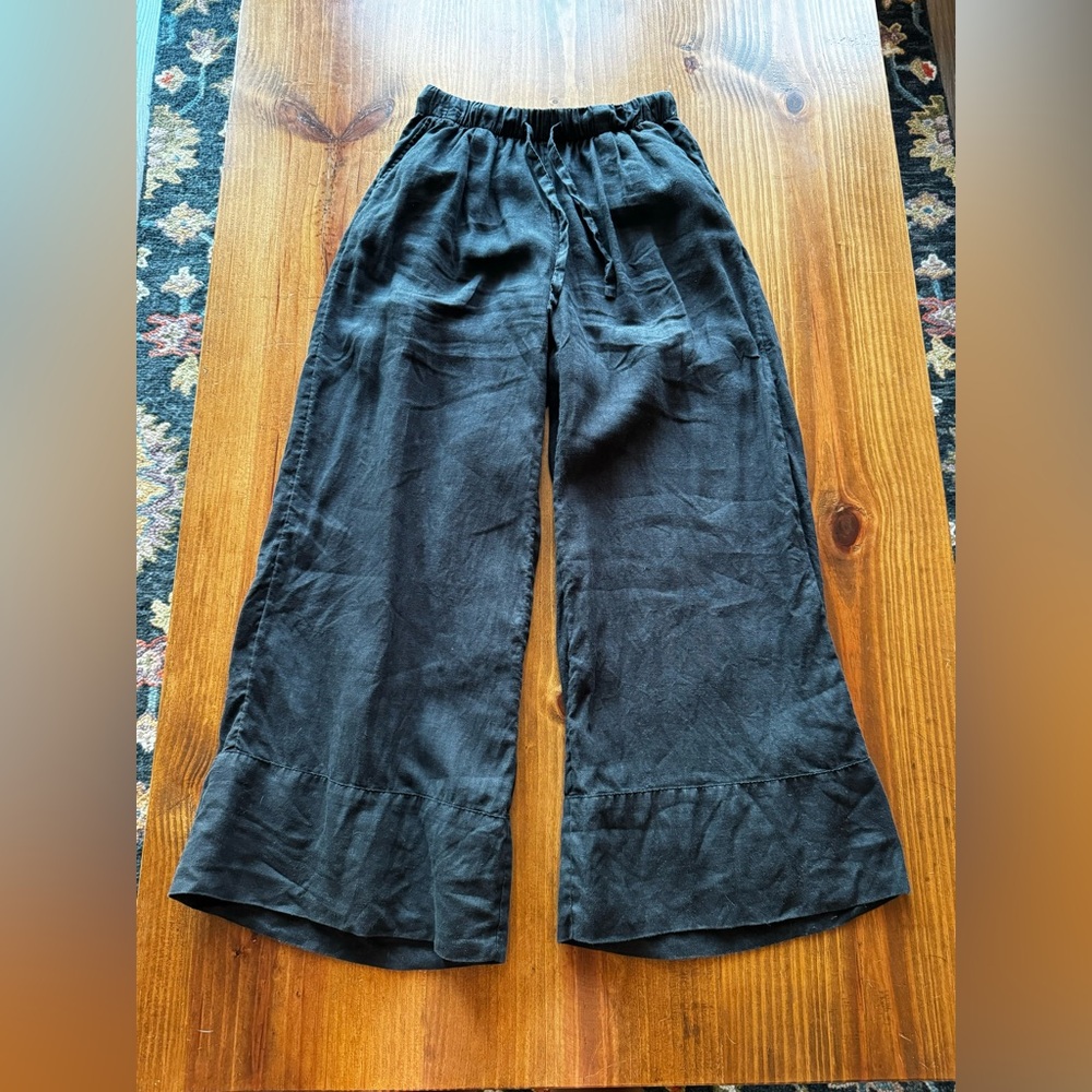 Caslon black linen Pants